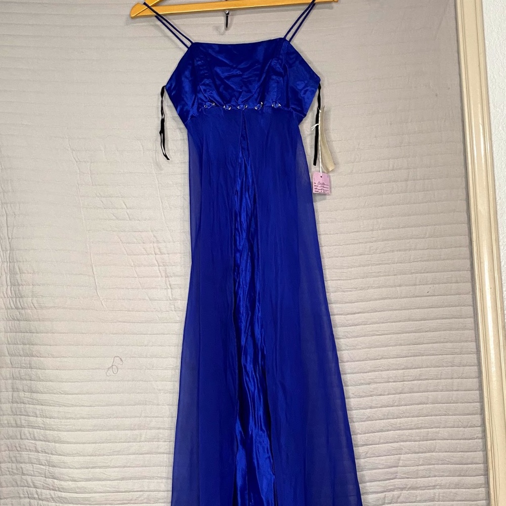Women's Sweet Royal Blue Dress
